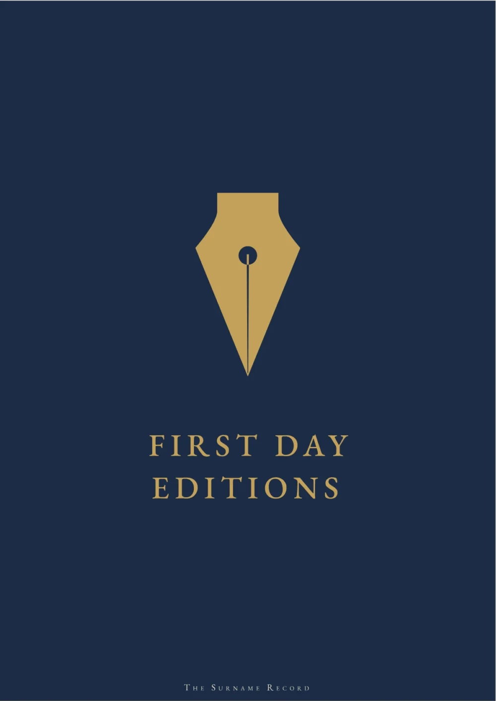 The Surname Record — the navy cover of the printed pack